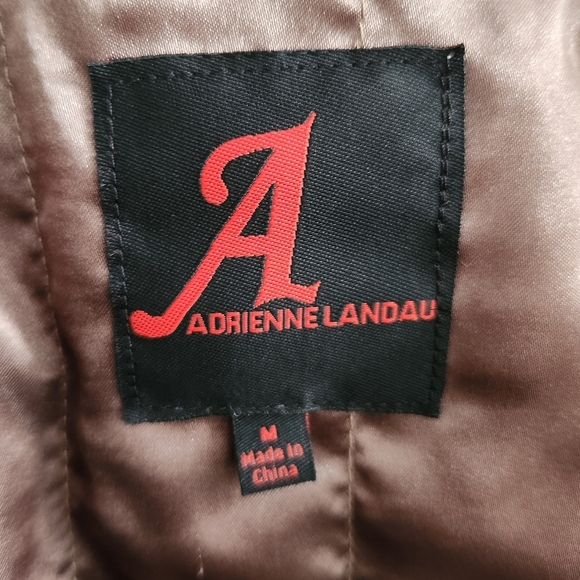 Adrienne Landau Faux Fur Animal Print Vest Womens Size M Preppy Luxury - Picture 7 of 13